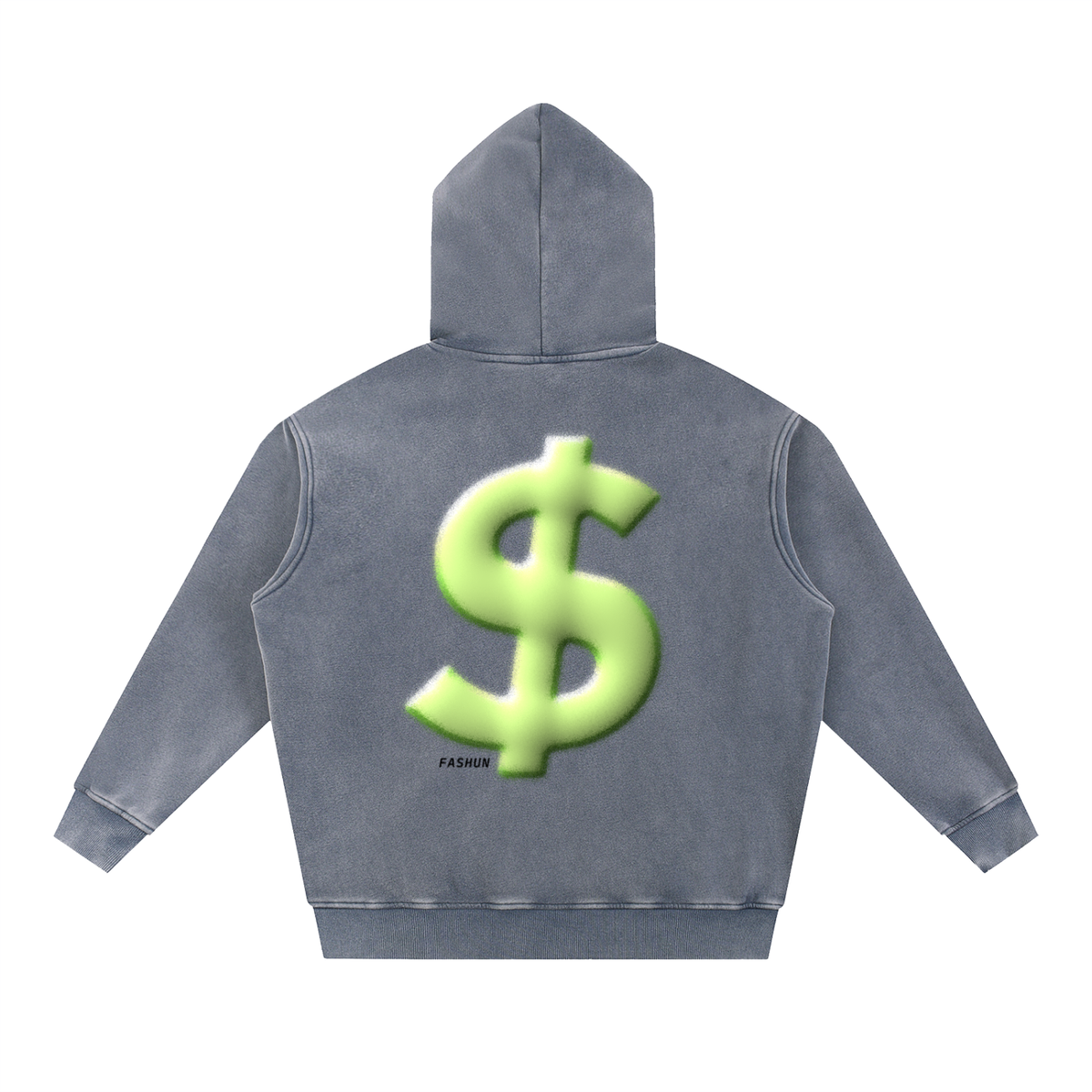 FA$HUN Snow Wash Oversized Hoodie