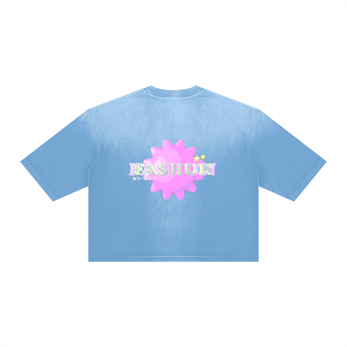 FASHUN - COLORPOP Sunfade Boxy Tee
