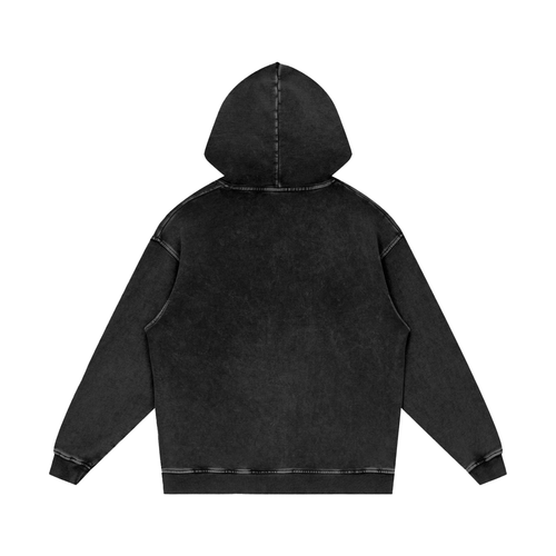 "FASHUN" Handwritten Snow Washed Hoodie