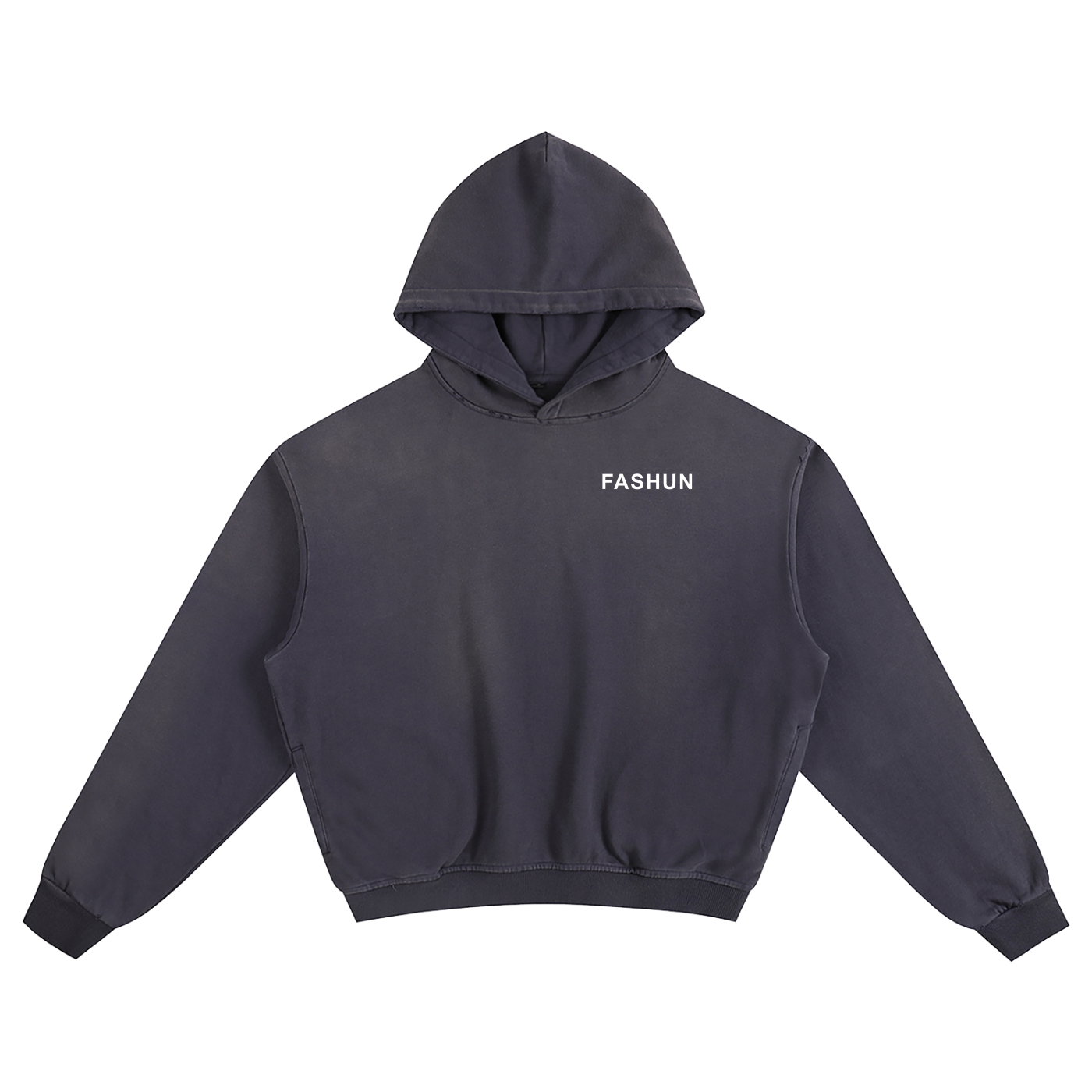 FASHUN Washed Boxy Hoodie
