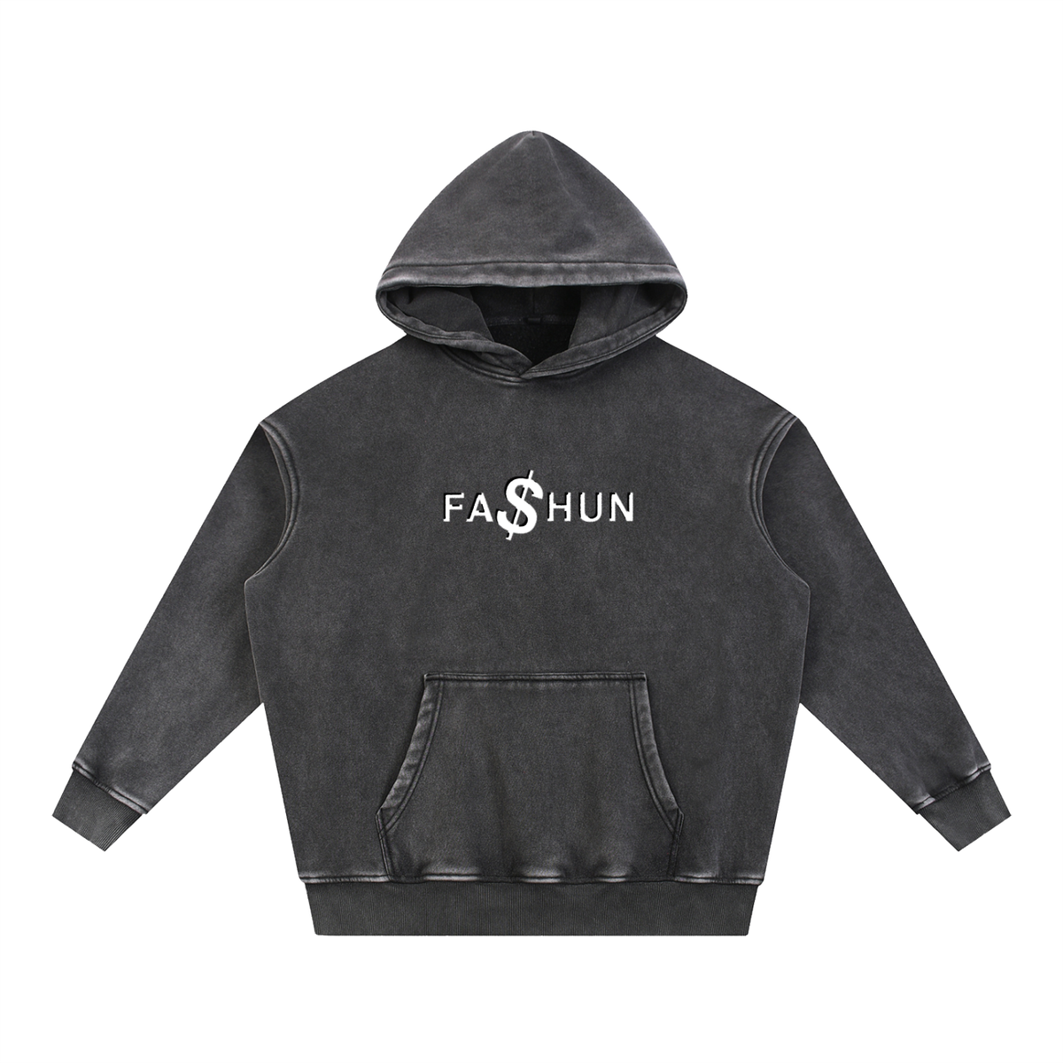 FA$HUN Snow Wash Oversized Hoodie