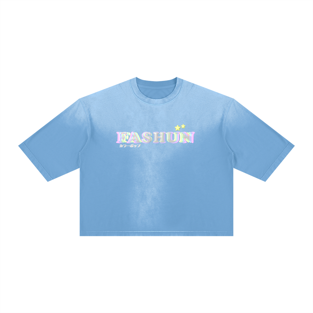 FASHUN - COLORPOP Sunfade Boxy Tee