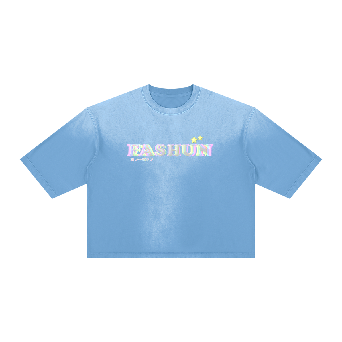 FASHUN - COLORPOP Sunfade Boxy Tee