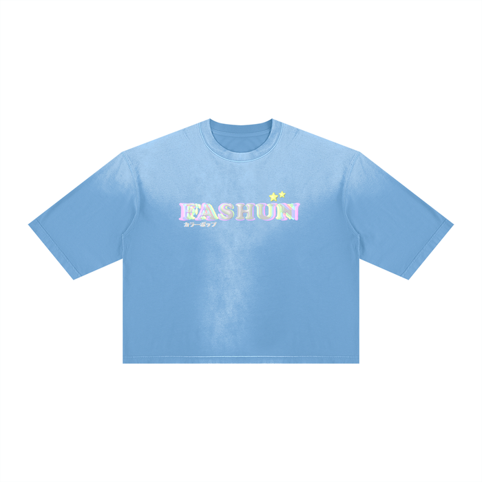 FASHUN - COLORPOP Sunfade Boxy Tee