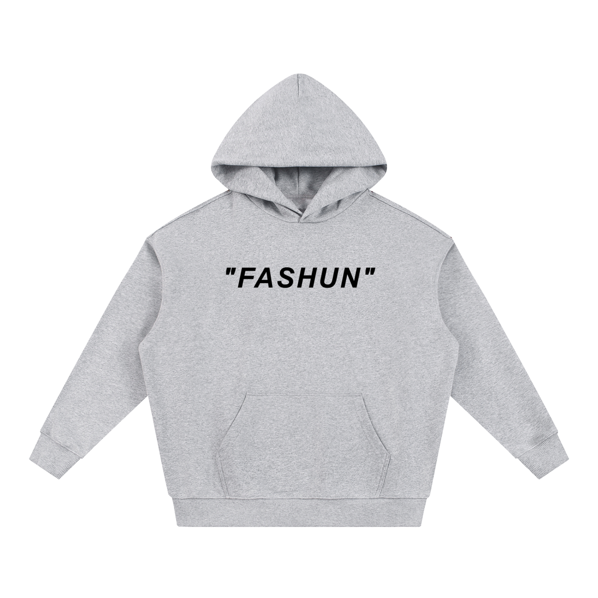 "FASHUN" Oversized Pullover Hoodie