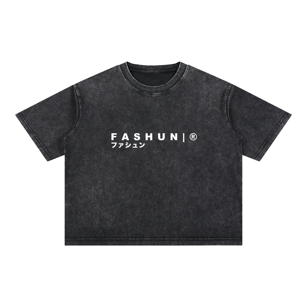 FASHUN Washed Oversized T-Shirt