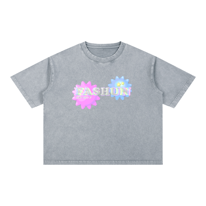 FASHUN - COLORPOP Grey Tee